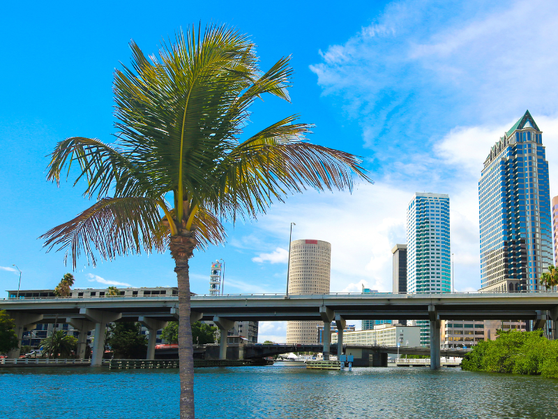 Clima soleado en Tampa